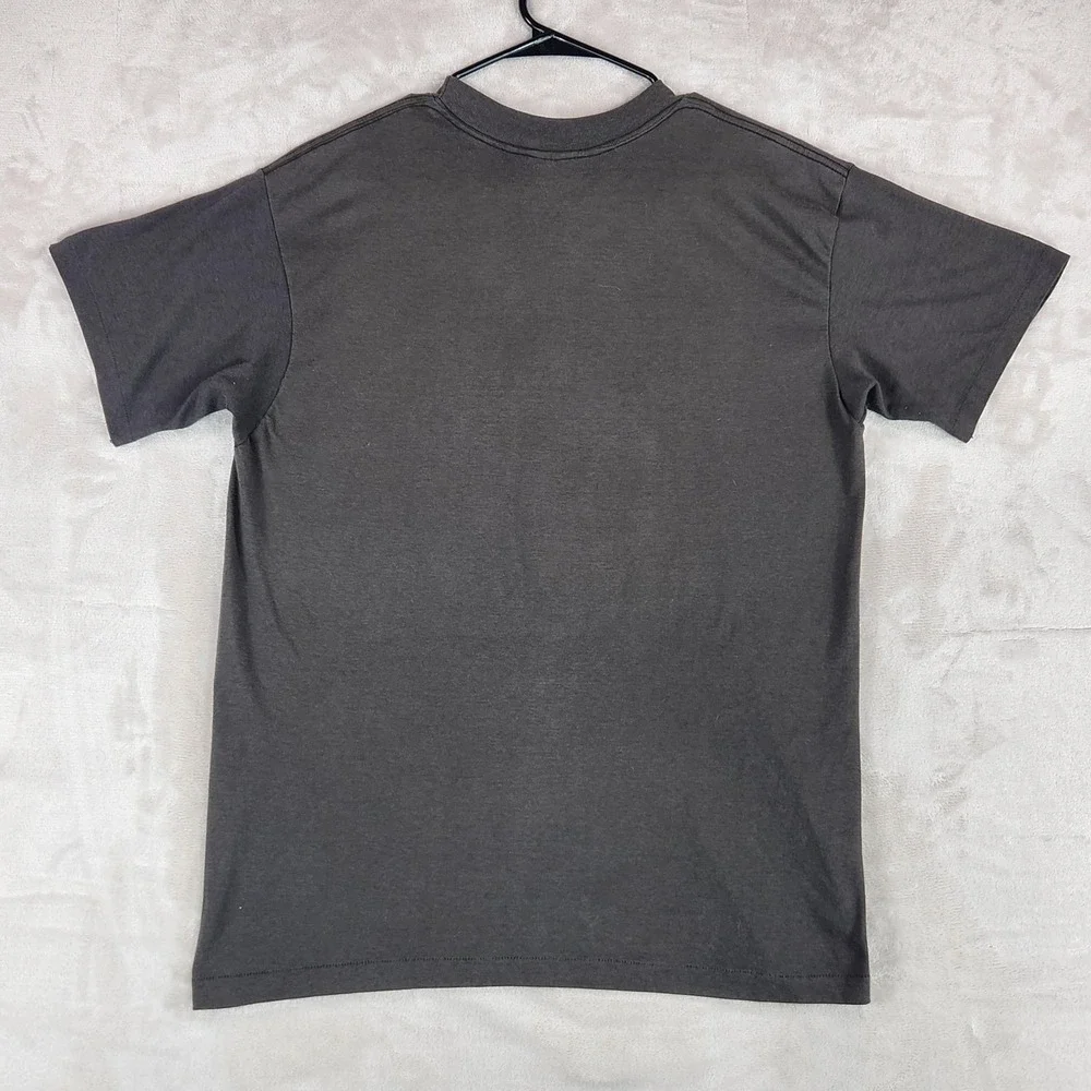 Vintage Platinum Shirt Mens XL Gray Army Infantry Skull Hardcore Graphic Tee